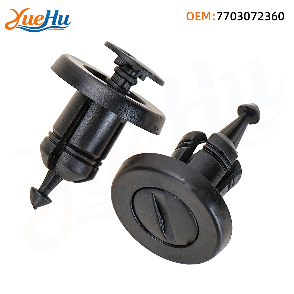 

YUEHU 25PCS For Renault Trim Clips Push 8.5mm hole Bumpers Fastener 7703072360 compatible Nissan