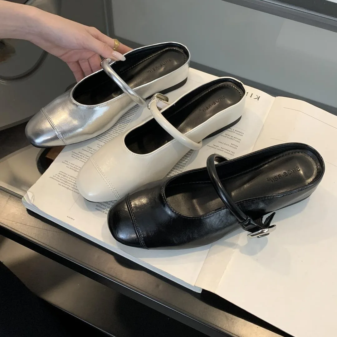 

Шлепанцы женские с закрытым носком, роскошные сланцы, увеличенная внутренняя поверхность, кожа 2024, резина, швейная обувь