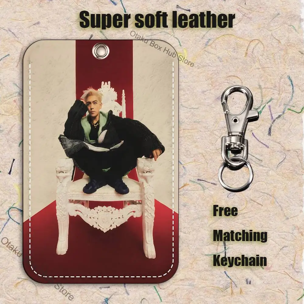 C-Choi s-seung Hyun T-TOP porte-clés pour banque affaires porte-carte de travail carte d'étudiant étui de protection carte de Bus