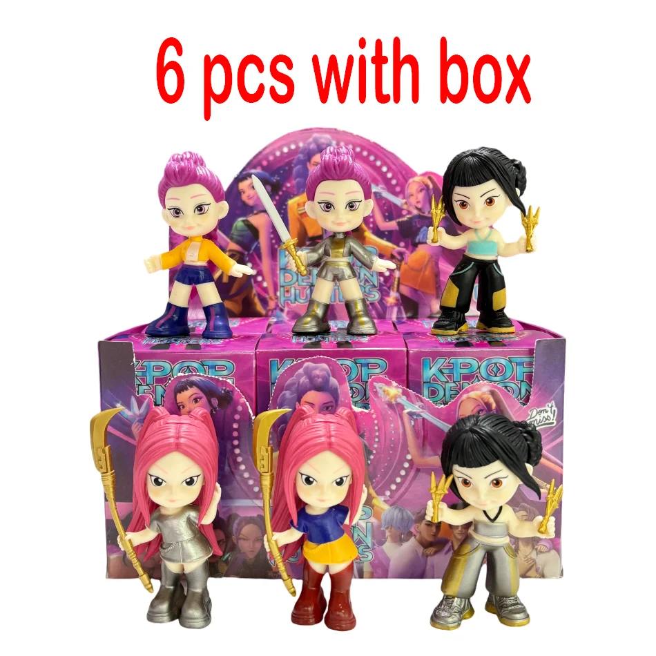 جديد الساحرة الصيادة مربع رومي زوي ميرا أنيمي بولي فينيل كلوريد مجموعة شخصيات سطح المكتب الحلي الأطفال الكبار هدية السنة الجديدة #2