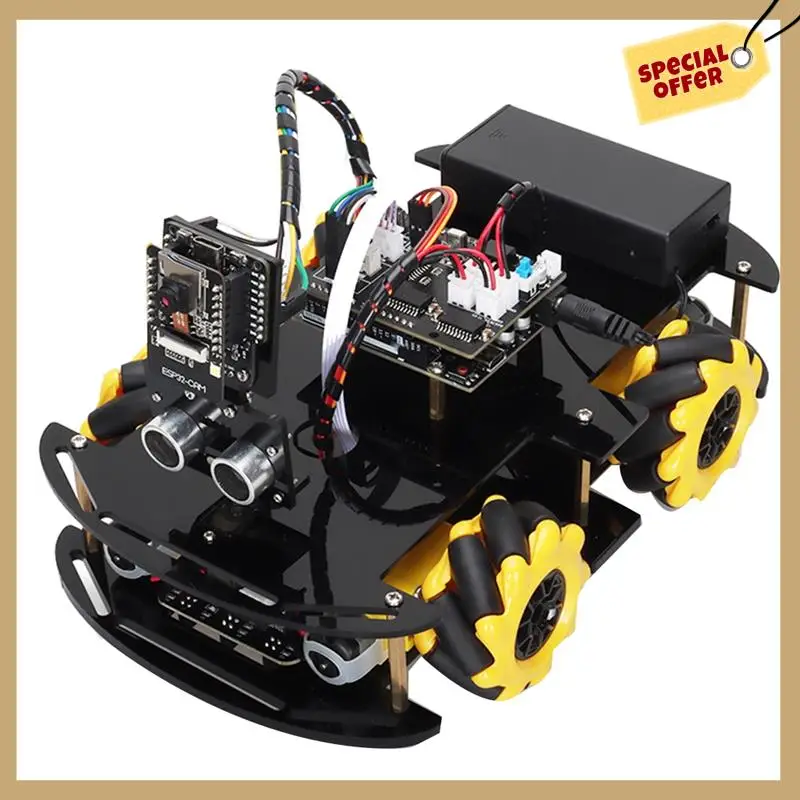 Роботизированный стартерный автомобильный комплект для обучения и развития интеллектуальной автоматизации, полный комплект, как показано на рисунке пластик для программирования Arduino