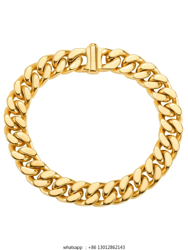 

Titanium steel Cuban bracelet for men