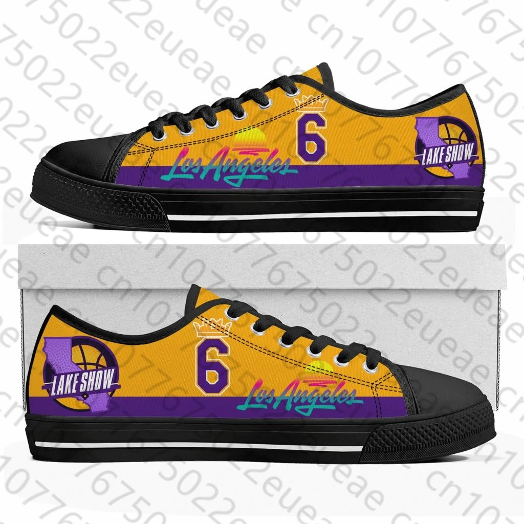 Los Angeles Number 6 3 1 lake show Low Top Sneakers Mens Womens Teenager Canvas Sneaker Casual Custom Made Shoes Customize Shoe