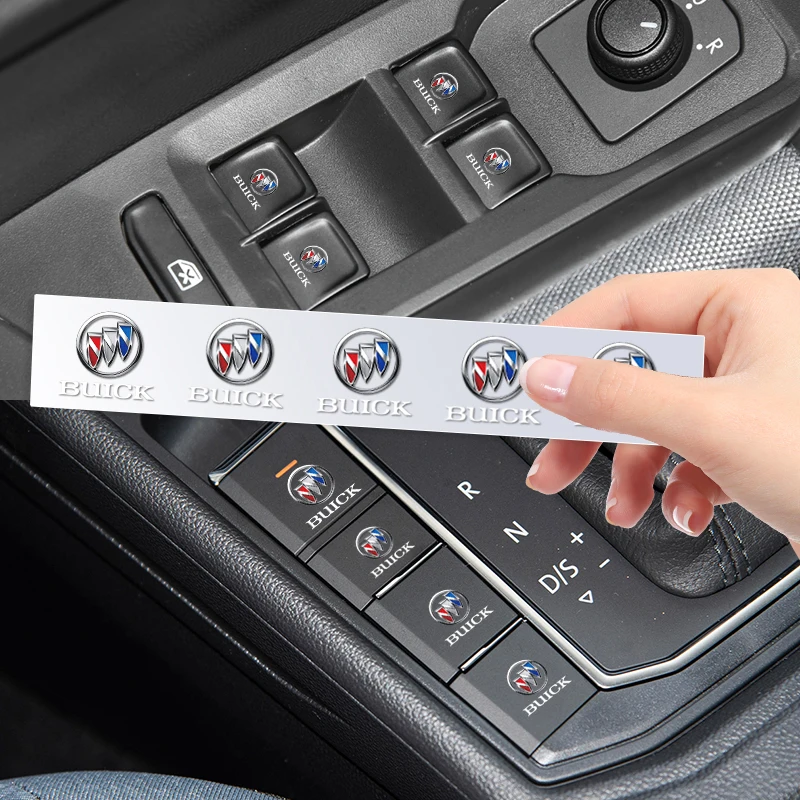 

Наклейки на автомобиль, декоративные аксессуары для интерьера с логотипом для Buick GT Verano Regal Encore royaum Park Avenue Envista GL6