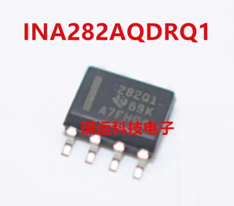 7PCS New original INA282AQDRQ1 282Q1 SOP8 Electronic Component