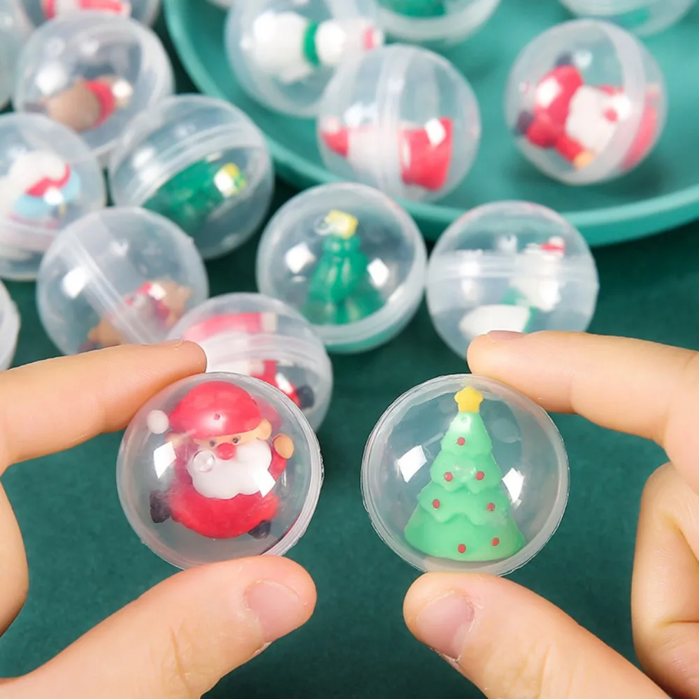 10 ชิ้น/ถุงการ์ตูนคริสต์มาสตุ๊กตา Twister ของเล่นเด็กวันเกิดคริสต์มาสของขวัญโรงเรียนรางวัลสมบัติกล่องของขวัญกระเป๋า FILLER