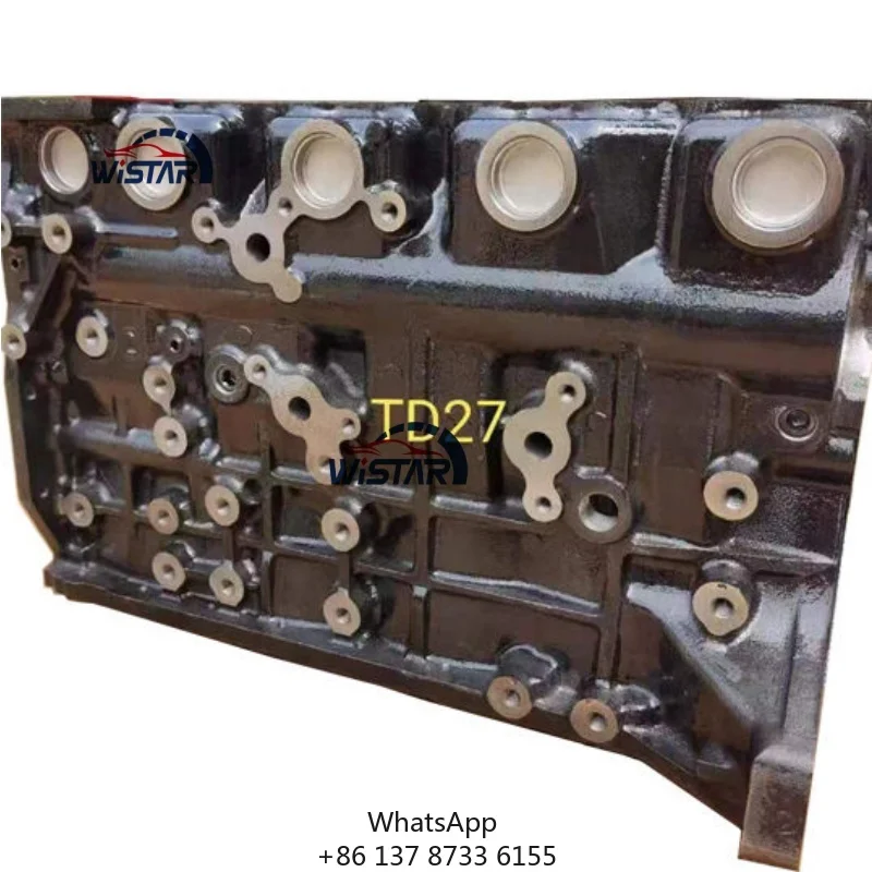 2026TD27 TD27 T Cylinder Blocks For Nissan Terrano Mistral L4 OHV 2.7L Water-cooled Turbocharged Diesel Engine