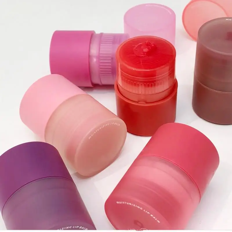 Lápiz labial de gelatina ligera al agua, colorete en polvo, palo multifuncional, bálsamo labial de gelatina de larga duración, lápiz labial, cosméticos