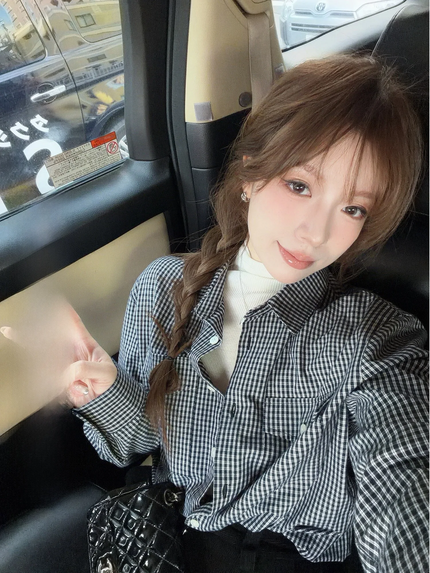 

Ретро-рубашка в парижском стиле из 100% хлопка в клетку с длинным рукавом, женская верхняя/нижняя одежда, с двумя карманами, дышащая, свободного кроя