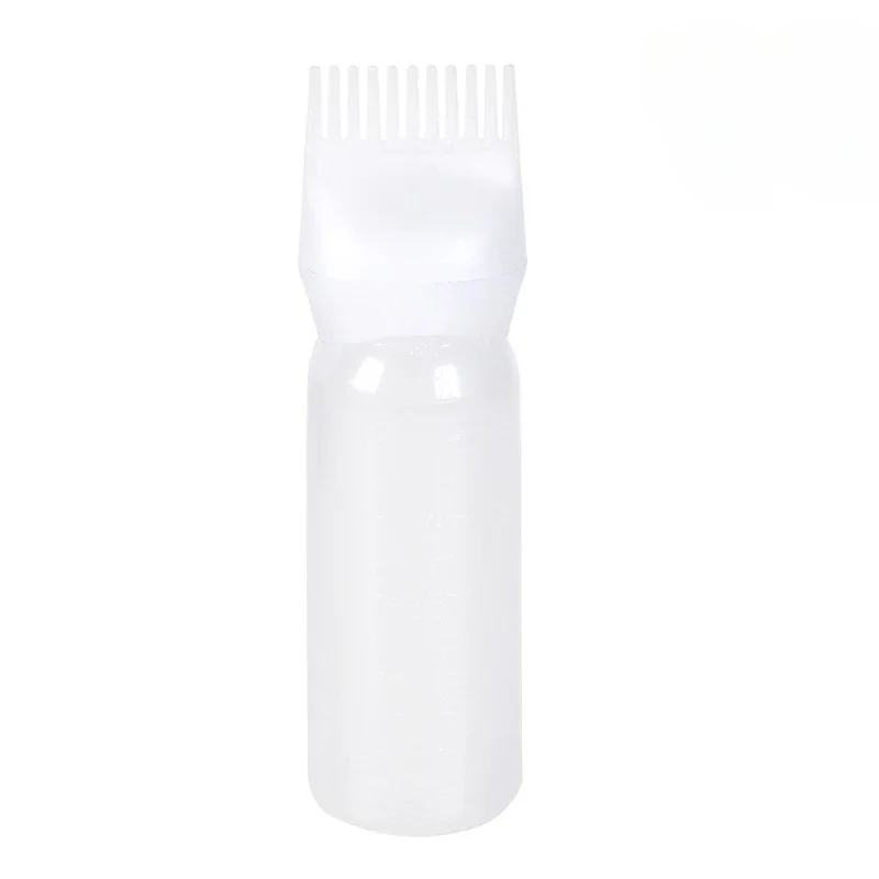 120ml Hair Dye Refillable Bottle Applicator Comb Multicolor Plastic Dispensing Salon Oil Hair Coloring Hairdressing Styling Tool