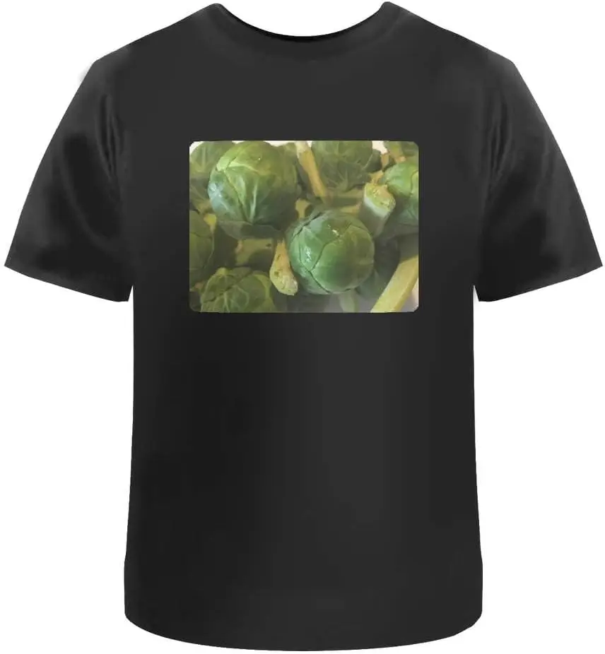 Small 'Brussel Sprouts's Cotton T-Shirt, Tees High Quality 100%Cotton Short Sleeve