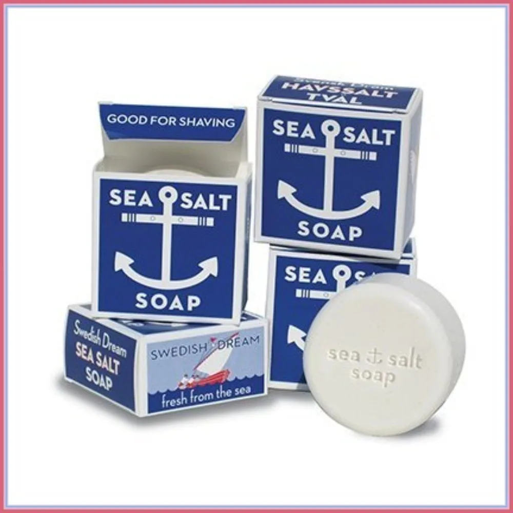 

Invigorating Bath Soap, Sea Salt, 4.3 oz (Pack of 12) - Swedish Dream