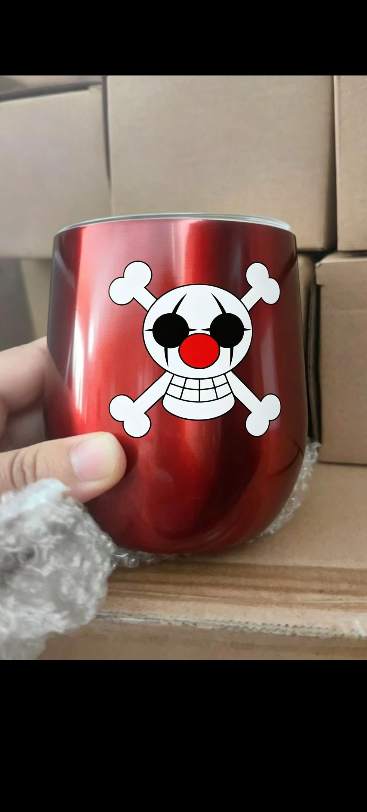 12 Oz Insulated Wine Tumbler with Lid Double Wall Vacuum Wine Glass Coffee Mug Insulated Tumbler Cup for Champaign Cocktail Bee