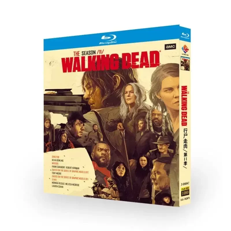 

BD Blu-ray Disc The Walking Dead Season 11 24 Episodes plus Special American Drama 1080 Disc Box