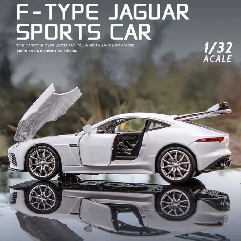 1:32 JAGUAR F-Type sports car High Simulation Diecast Car Metal Alloy Model Car Children\'s toys collection gifts A211