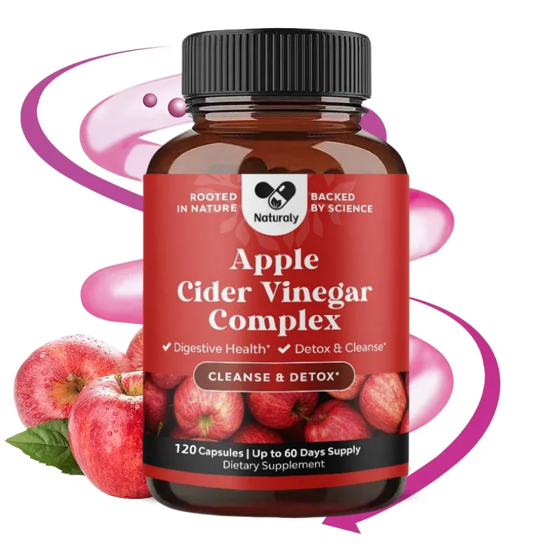 Apple Cider Vinegar Capsules |Promotes digestion and healthy weight loss, weight management supplement