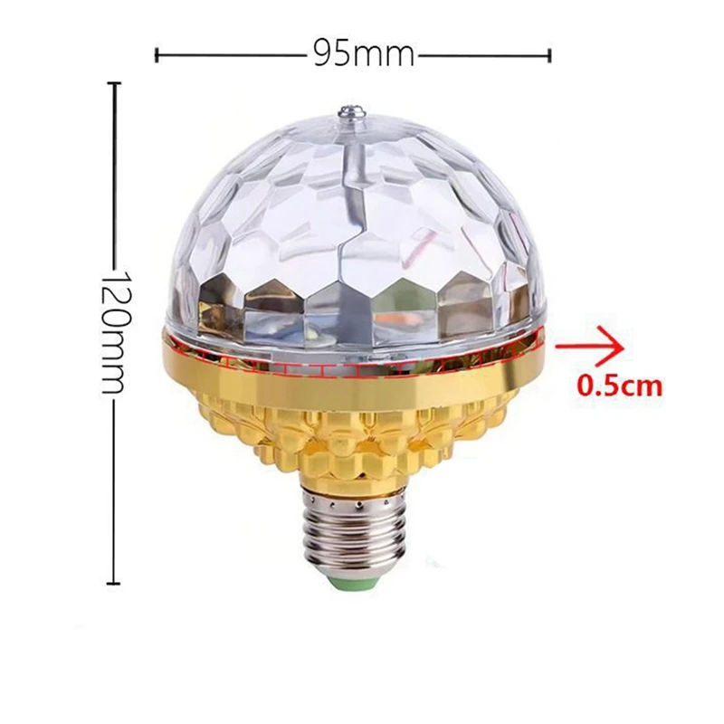 MAKE Disco-Licht-Für-Weihnachten-Bunt-Rotating-Disco-Licht-Mit-Sockel-E27-Rotating-Disco-Licht-Plug-In