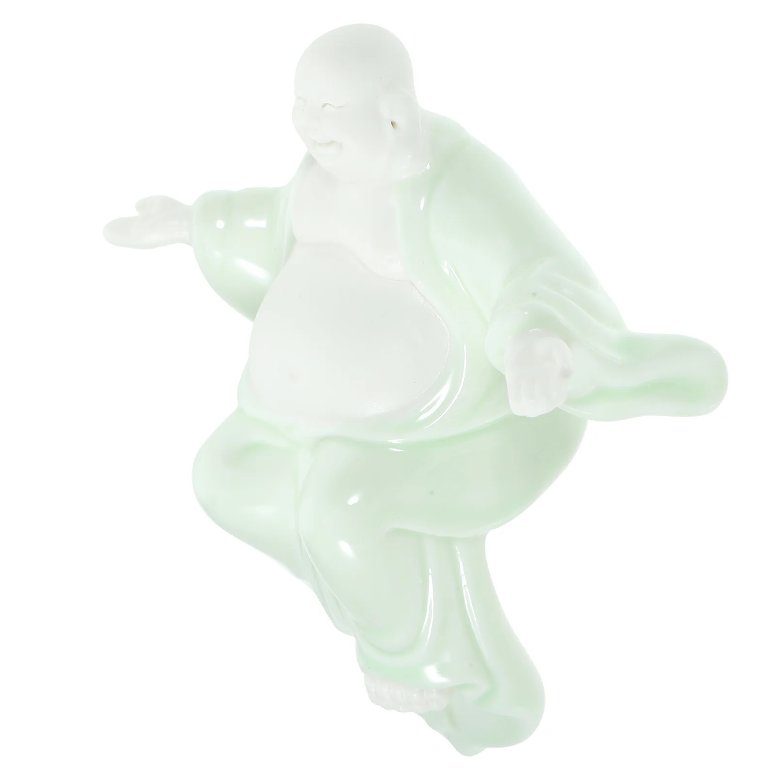 

Ceramic Household Buddha Decor Vintage Buddha Statue Indoor Desktop Small Craft Tabletop Decoration Ceramic Adorn