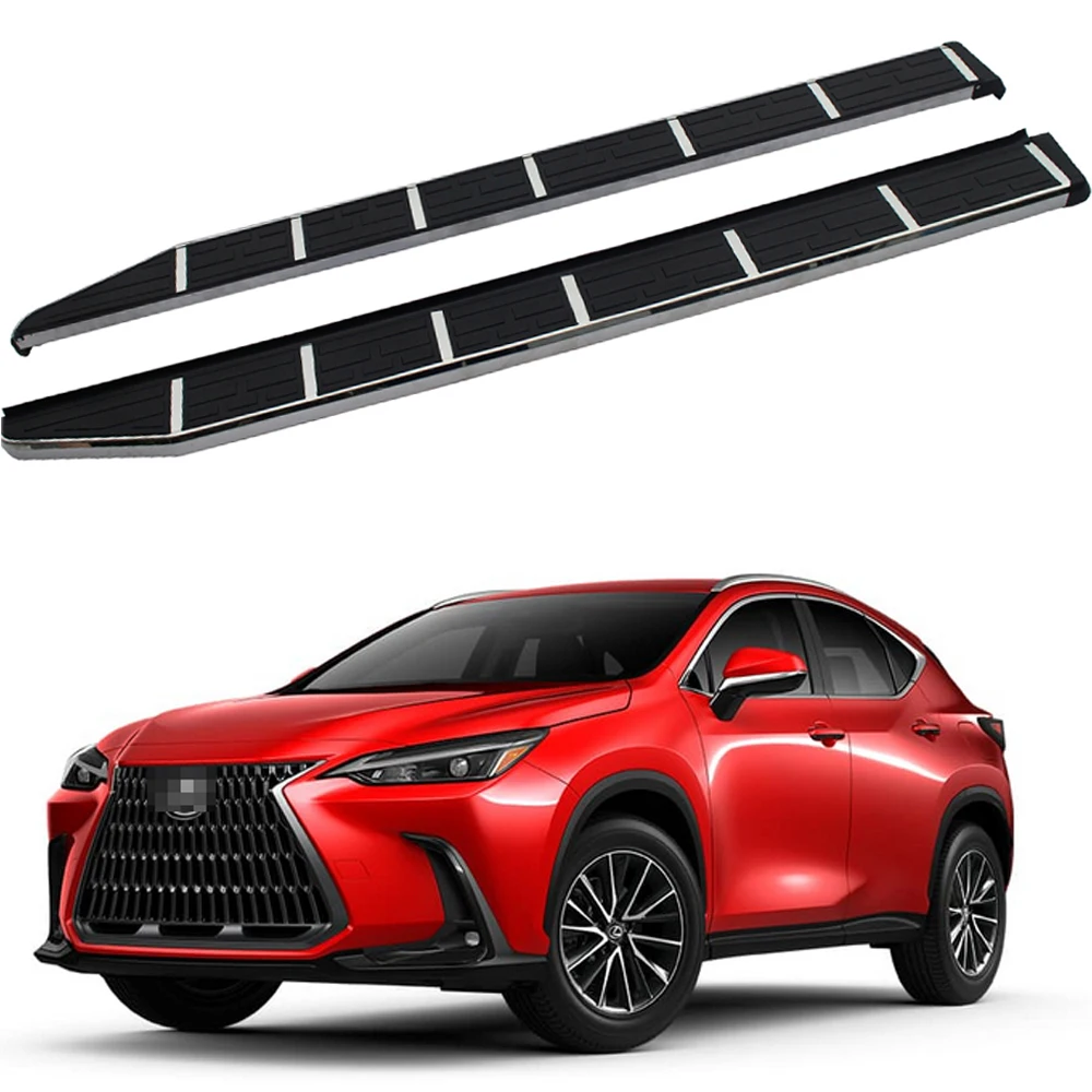 

2Pcs Fixed Running Boards Side Steps Pedal Nerf Bar fits for Lexus NX NX250 350 450 2022 23