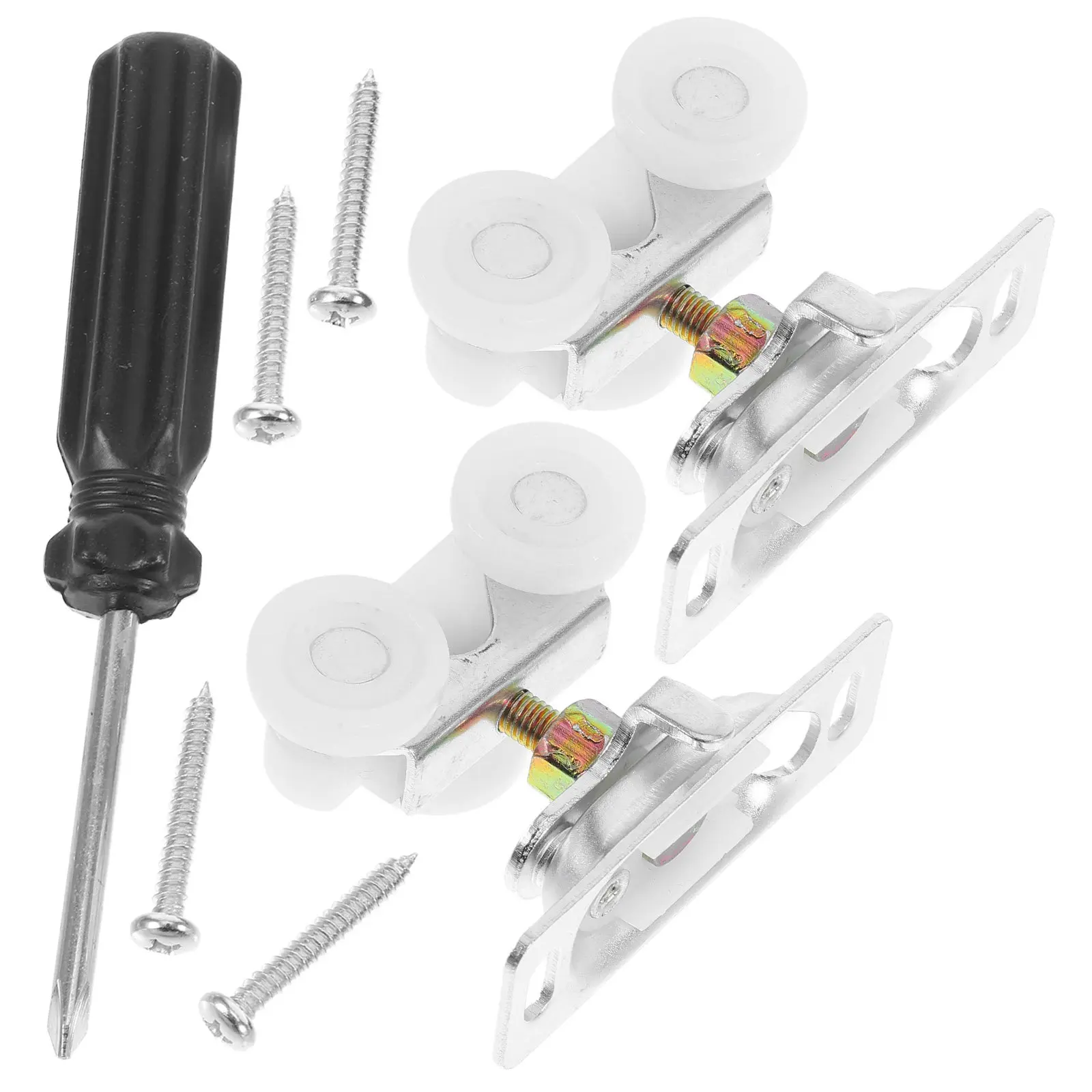 

1Set Sliding Door Wheel for Rv and Camper Sturdy Stable Rollers with Installation Tools Longlasting Performance Rv Door Track