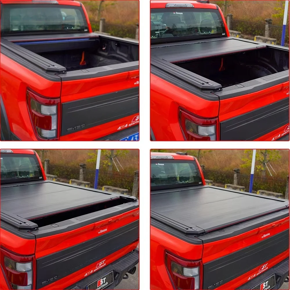 Aluminium Electric Retractable Truck Roller Lid Cargo Cover Accessories Pickup Bed Tonneau Cover for Isuzu Dmax 5