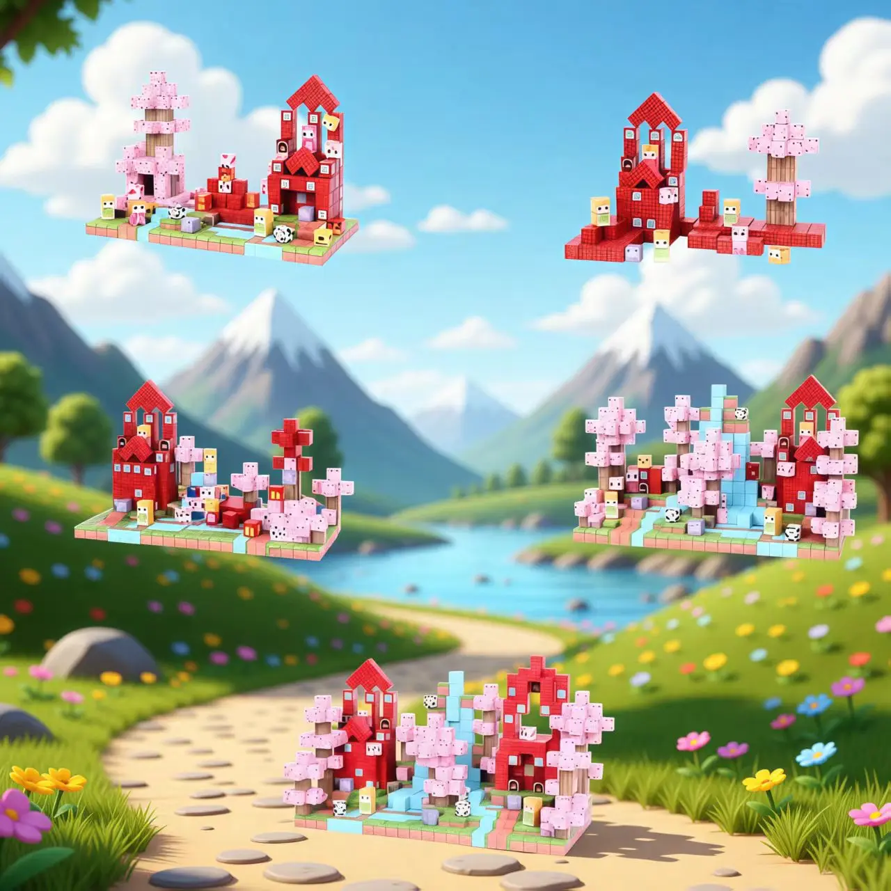 Bloques de construcción magnéticos, cubos magnéticos y juguetes de construcción, juguetes de montaje DIY para niños de 3 años, juego de construcción de vástago apilable