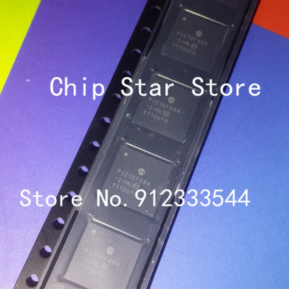 

5-50pcs PIC16F884-I/ML PIC16F884T-I/ML PIC16F884 QFN44 MICROCONTROLLER MCU 8BIT PIC16 100%New And Original