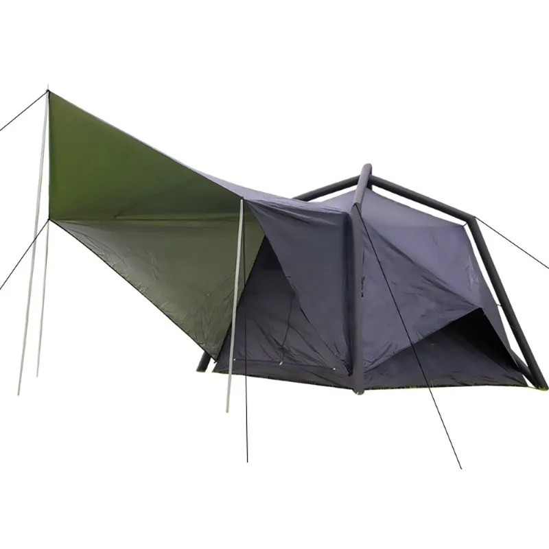 

Outdoor inflatable automatic double-layer lightweight camping black two-in-one camping quick-opening canopy tent