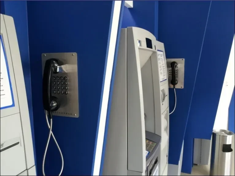 هاتف KNTECH المقاوم للتخريب، هاتف ثقيل، هاتف بنك الطوارئ العامة KNZD-07K-LCD