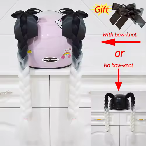 2pcs/pair New Motorcycle Helmet Braids Woman Braids Wig For Motorbike Helmets 164 colors Twist Dual Pigtail Ponytail With Sucker - Image 26