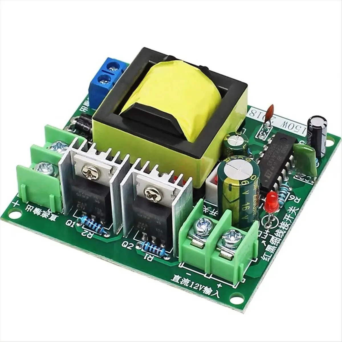 AA80 150W DC-AC Converter Booster Module 12V to 110V 200V 220V 280V 150W Inverter Boost Board Transformer Module