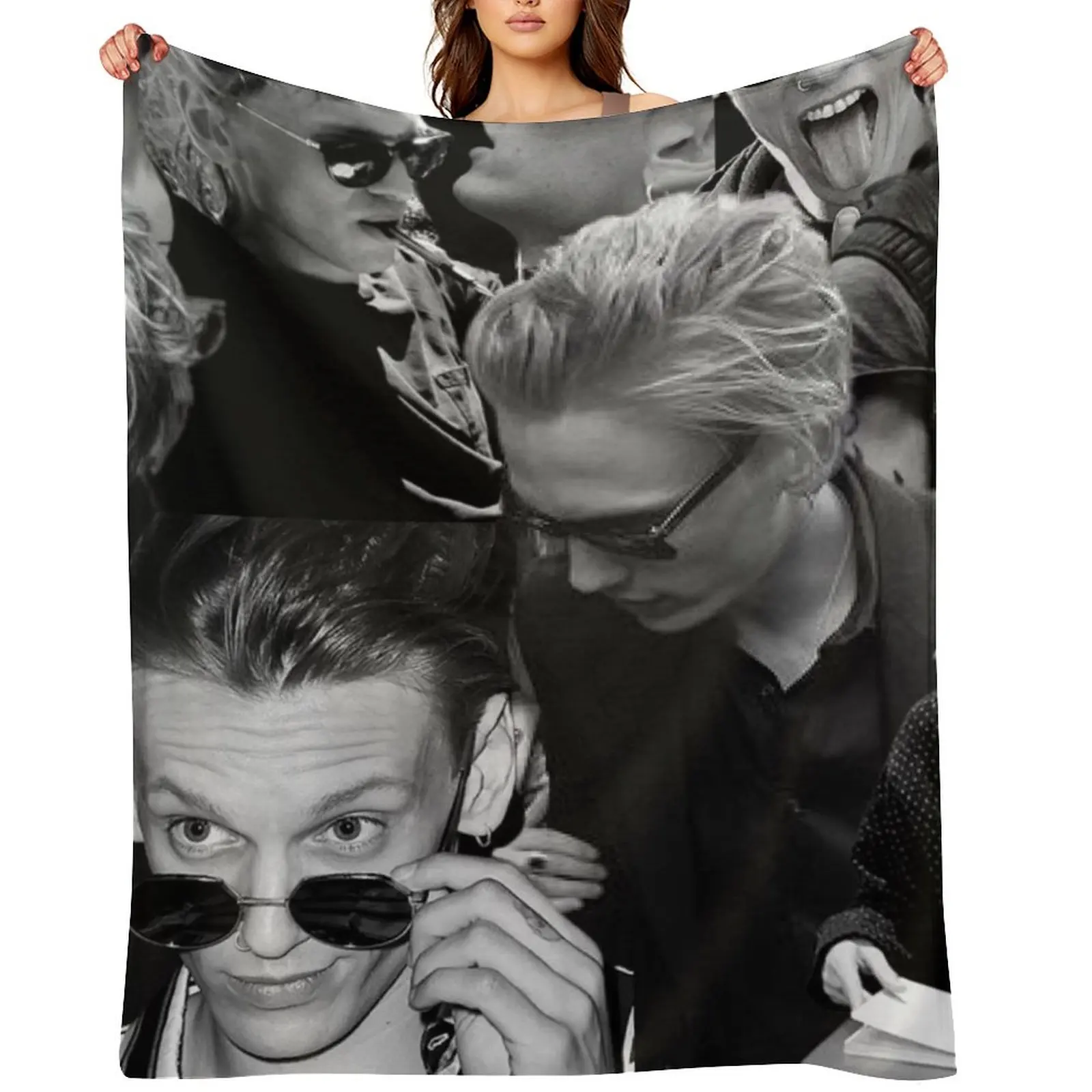 

Jamie bower collage Throw Blanket Beach For Decorative Sofa sofa bed Hairys Blankets