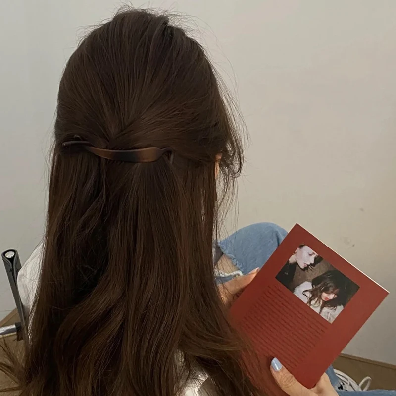 Jepit Rambut Warna Polos Baru Klip Rambut Buram untuk Wanita Jepit Rambut Jepit Rambut Kuncir Kuda Jepit Rambut Mode Aksesori Rambut