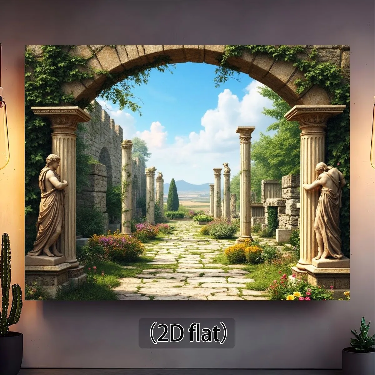 Luxury Roman Ruins Tapestry Wall Decor Classical Greece Architectural Mural Hanging Backdrop Living Room Style Art