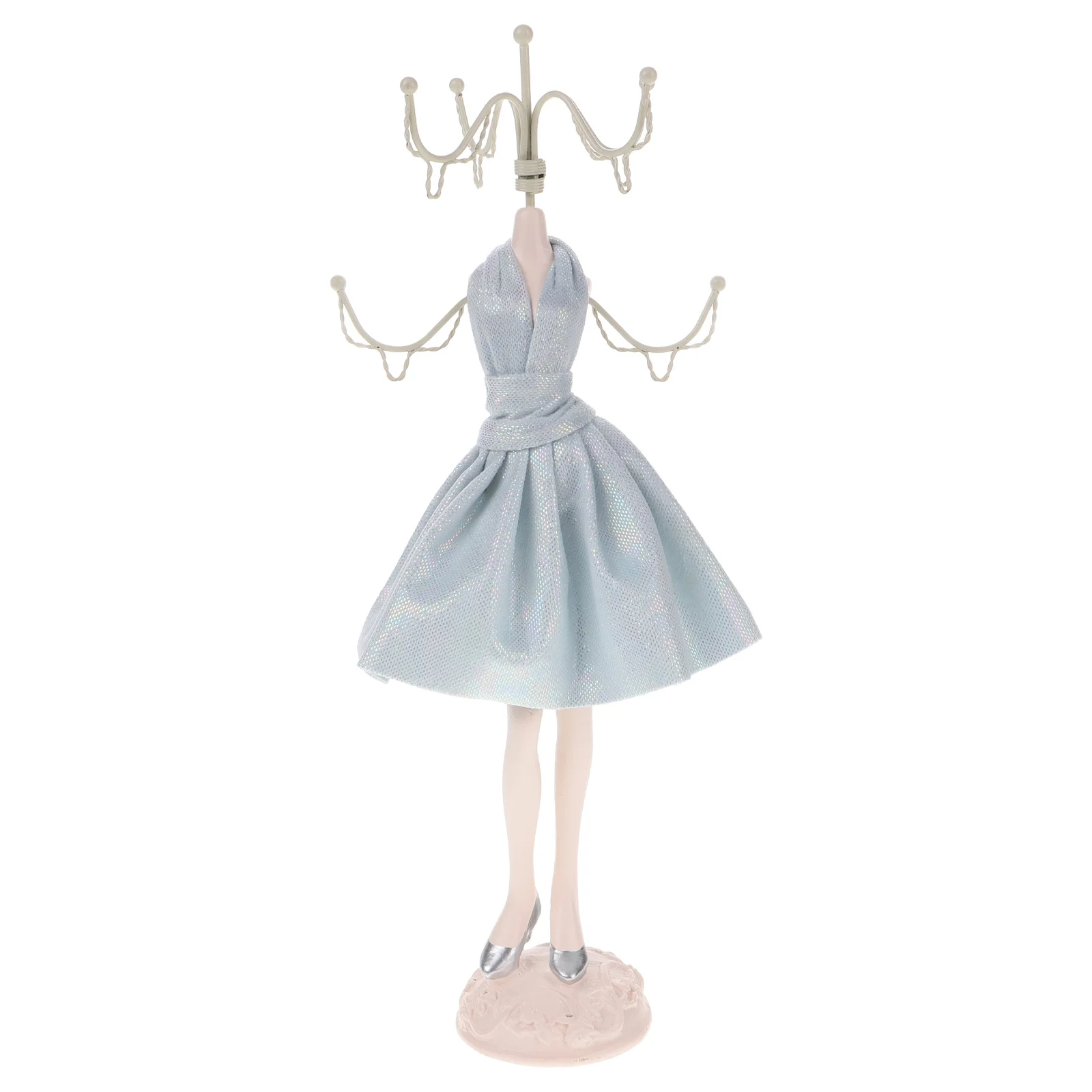 Jewelry Display Stand Vintage Necklace Organizer Stable Necklace Holder Mannequin Pendant Showcase Jewelry Display Stand