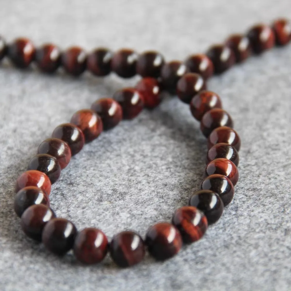 6 8 10 12 14mm Red Round Tiger Eyes Stone Beads Red Tigereye DIY Jewelry Accessory Craft Parts for Mens Necklace Bracelet 15inch