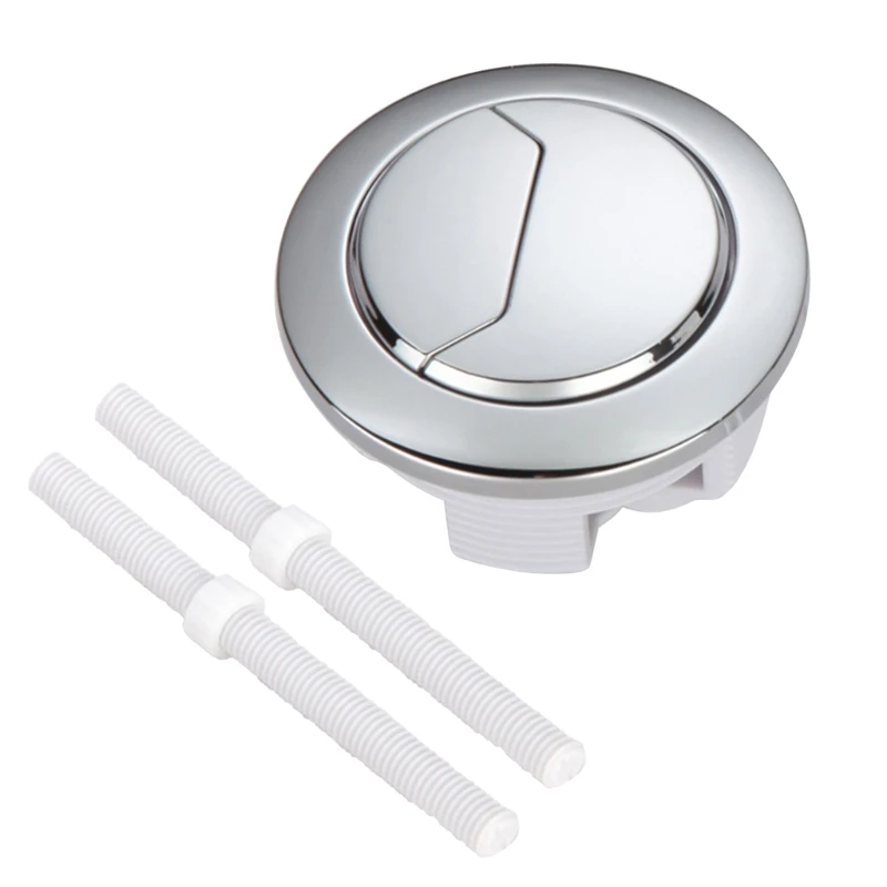 Round Toilet Push Button Double Push Flushing Button Adjustable Toilet Water Button for Home Hotel Public Toilet