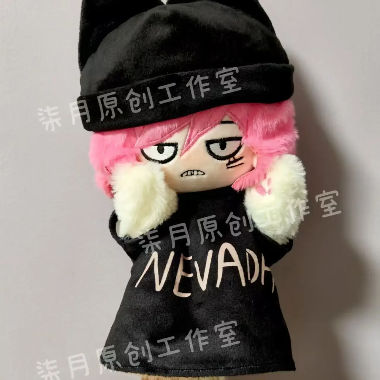 25 ซม.หุ่นมือ Ranfren Nyen Nyon Key CHAIN Man ตลกแหวนจี้เครื่องประดับพวงกุญแจจี้กระเป๋า Charms ของขวัญ Xmas