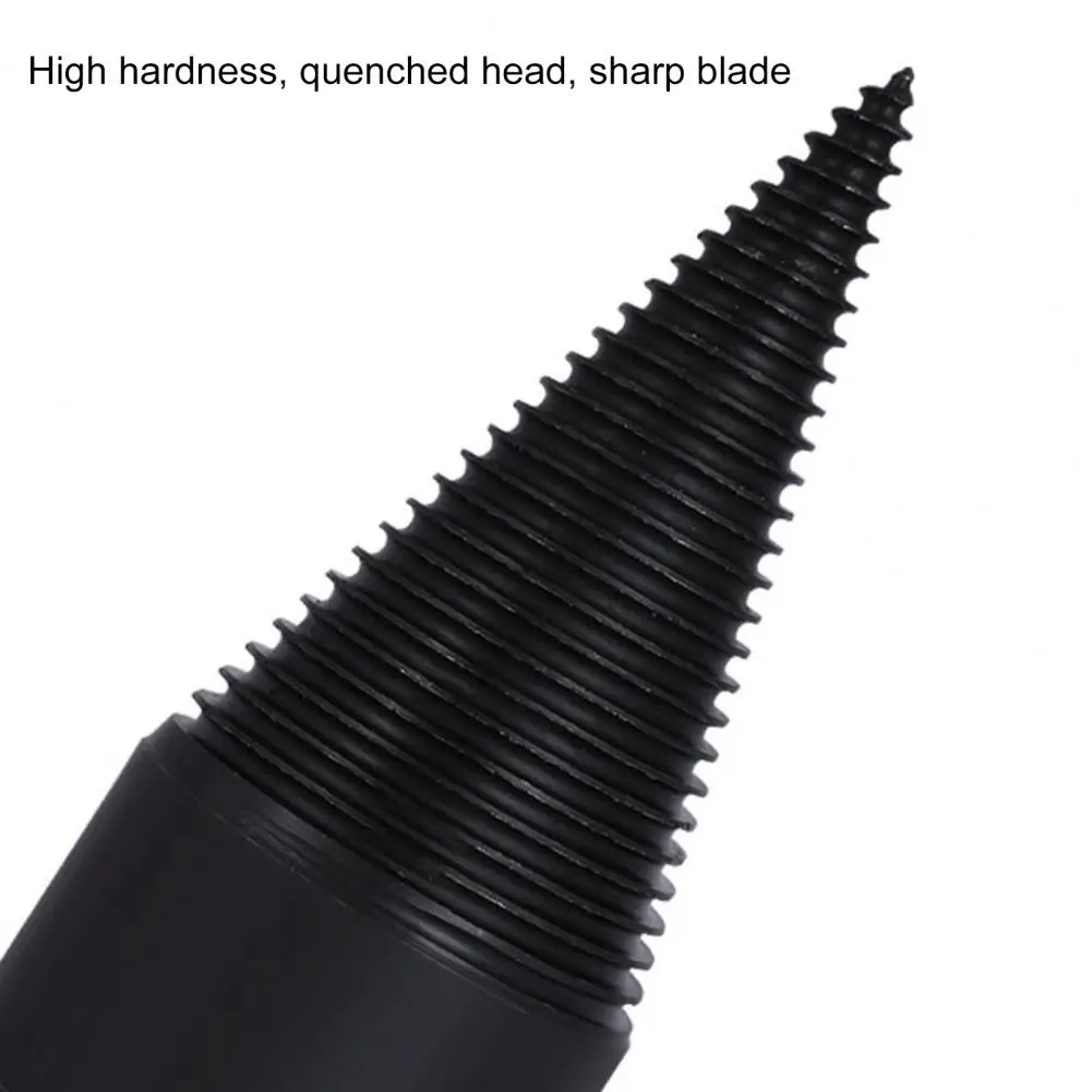 Metal Drill Bit for Logs Wood Splitting Drill Bit Heavy Duty Firewood Log Splitter Drill Bit Set High Hardness Wood for Electric