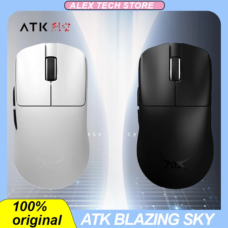 

Atk Blazing Sky F1 Pro Max Mouse Wired/Wireless Dual-Mode Paw3950 Less Lightweight Low Latency E-Sports Gaming Mouse Pc Gifts