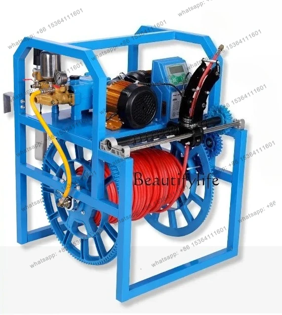 220V  Spray Insecticide Machine High Pressure Agricultural Remote Control 360 Automatic Retractable Tube Charging Sprayer