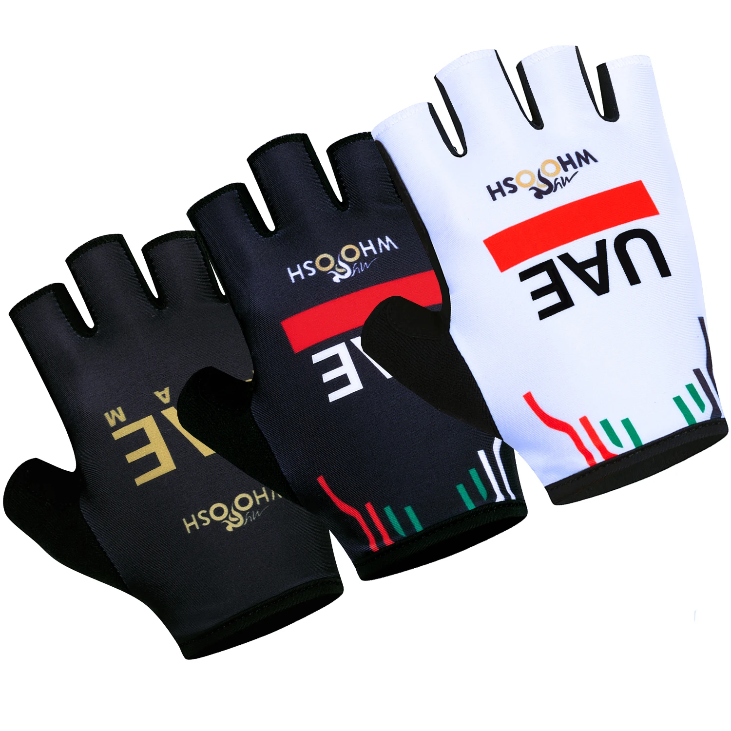 2026 UAE Sport-Radhandschuhe Halbfinger für Herren und Damen – Rennrad-, Lauf-, Fitness- und Fahrradhandschuhe