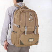 Tilorraine canvas men backpack 50L large capacity travel bag outdoor backpack sports bag student schoolbag shoulder bag unisex