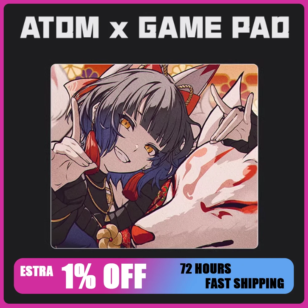 

Игровой коврик для мыши ATOM Resin, для FPS, скорости и точности, водонепроницаемый, нескользящий, для CSGO, APEX, Valorant, аксессуары для ПК, подарки