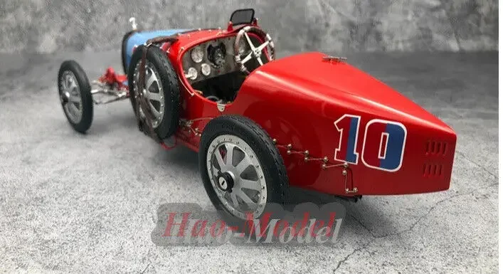 CMC 1/18 For Bugatti T35 #10 1924 Car Model Alloy Kids Toys Boys Birthday Gifts Simulation Hobby Display Collection Red blue