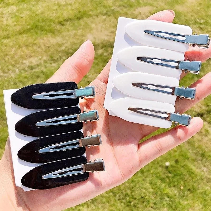 10pcs/Set Women No Bend Seamless Hair Clips - Side Bangs Hairpins-Styling Duck Bill Clips - Makeup Washing Face Styling Hairpins view 3