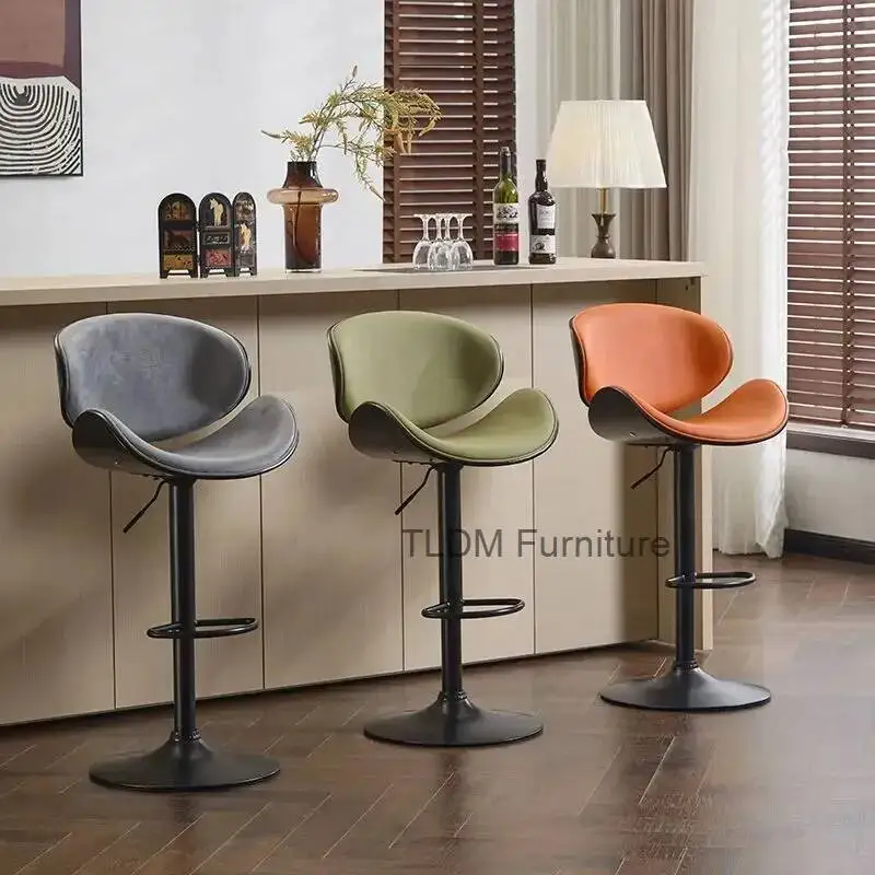 

Легкий роскошный барный стул, подъемный поворотный барный стул, домашние удобные высокие табуреты, стойка регистрации, офисный кассовый аппарат, высокие табуреты