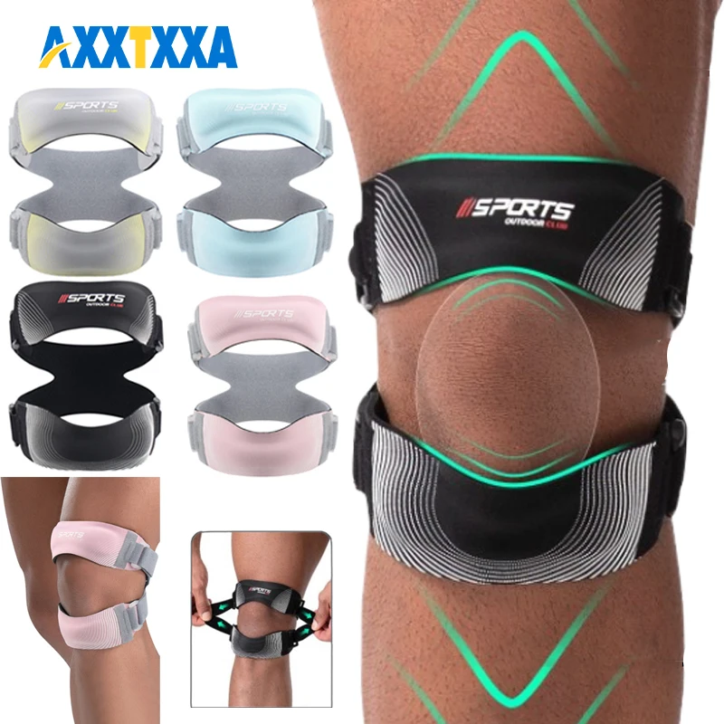 

1PCS Patella Knee Brace for Knee Pain,Adjustable Orthopedic Compression Patellar Tendon Support Strap with Patella Pads