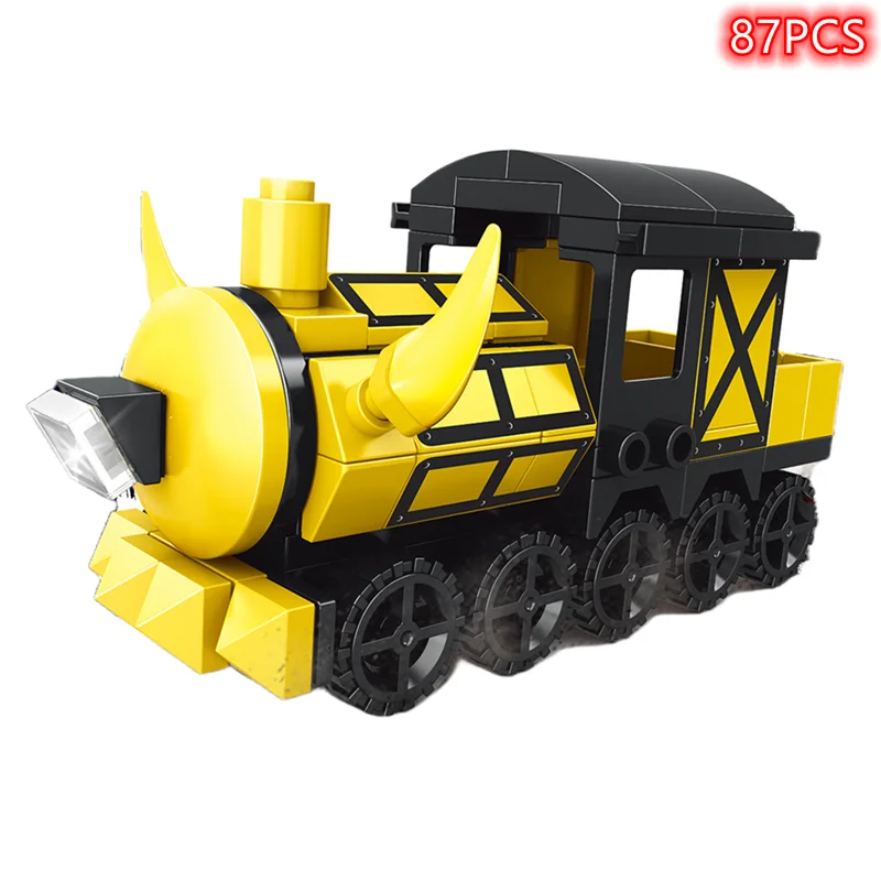 لعبة تشو تشو تشارلز هورز لبنات البناء، قطار العنكبوت الشيطاني، شخصيات وحش الحيوانات، هدايا ألعاب عيد الميلاد والهالوين