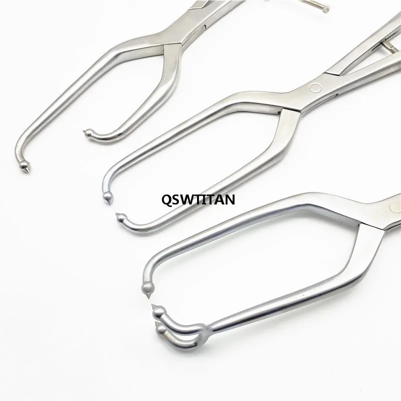 Orthopedic Pointed Reduction Forceps with Balls Orthopedic Surgical Tools Leg/High/Low Leg Reduction Forceps